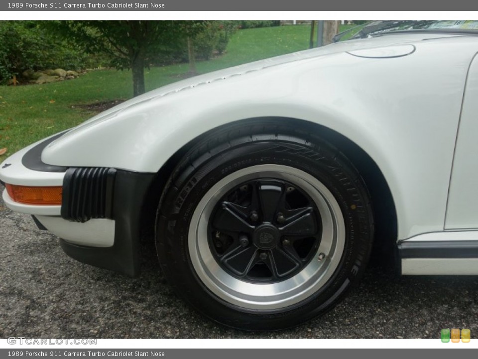 1989 Porsche 911 Carrera Turbo Cabriolet Slant Nose Wheel and Tire Photo #107641152