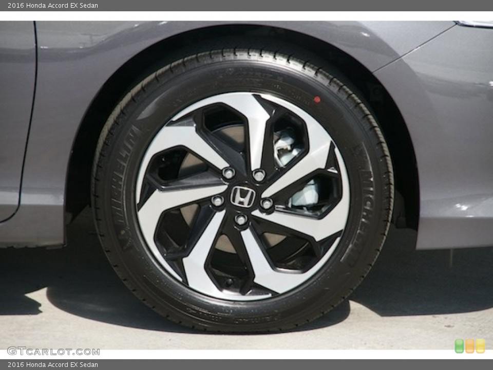 2016 Honda Accord EX Sedan Wheel and Tire Photo #107668810