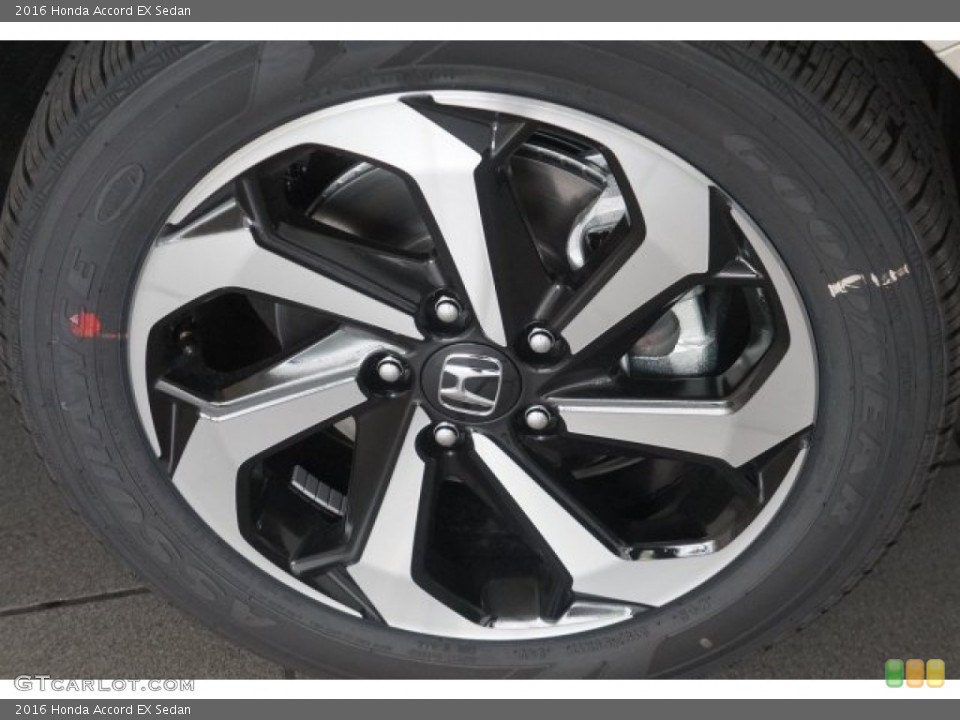 2016 Honda Accord EX Sedan Wheel and Tire Photo #107700558