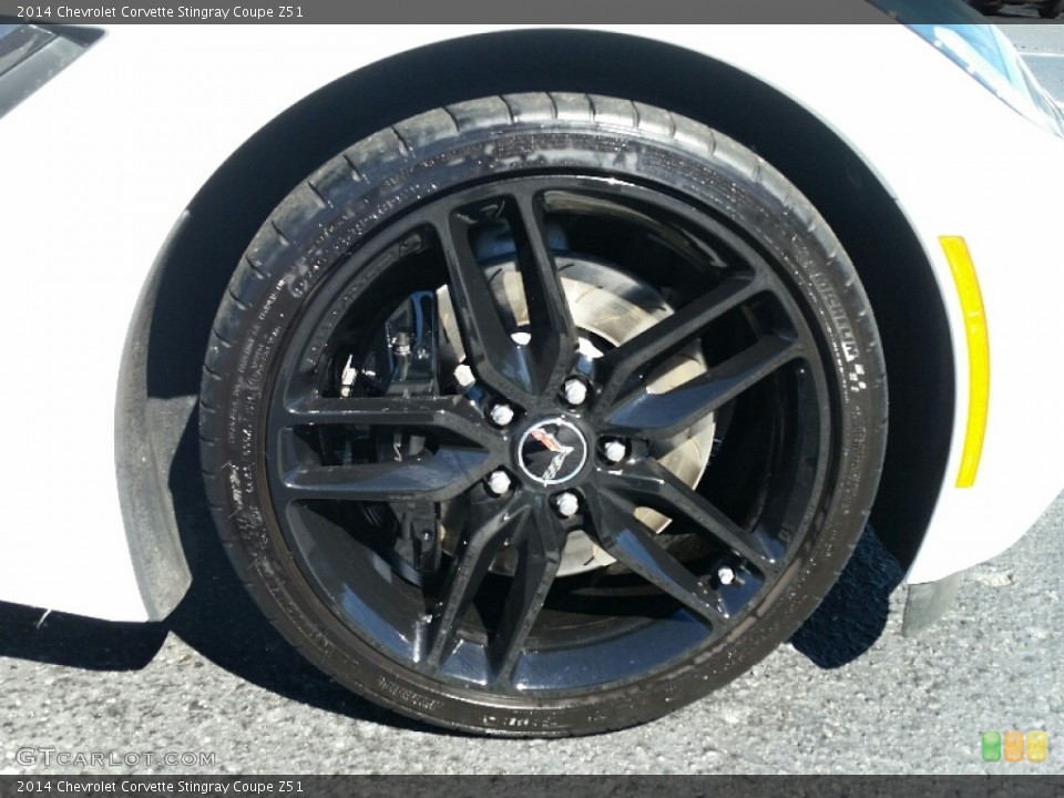 2014 Chevrolet Corvette Stingray Coupe Z51 Wheel and Tire Photo #107705508