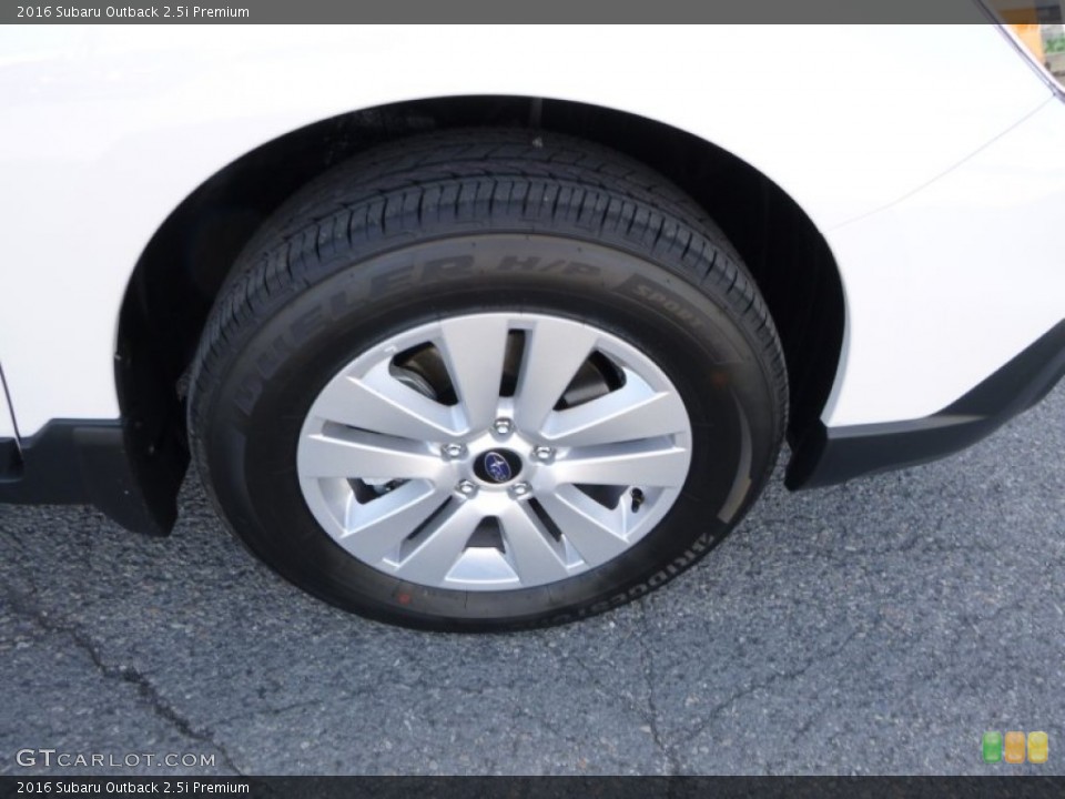 2016 Subaru Outback 2.5i Premium Wheel and Tire Photo #107713125