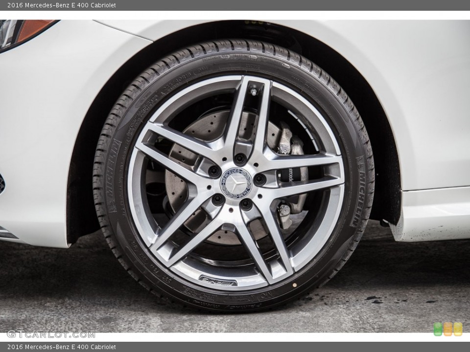 2016 Mercedes-Benz E 400 Cabriolet Wheel and Tire Photo #107713983