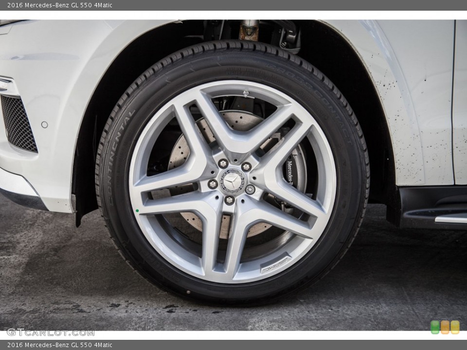 2016 Mercedes-Benz GL 550 4Matic Wheel and Tire Photo #107714598