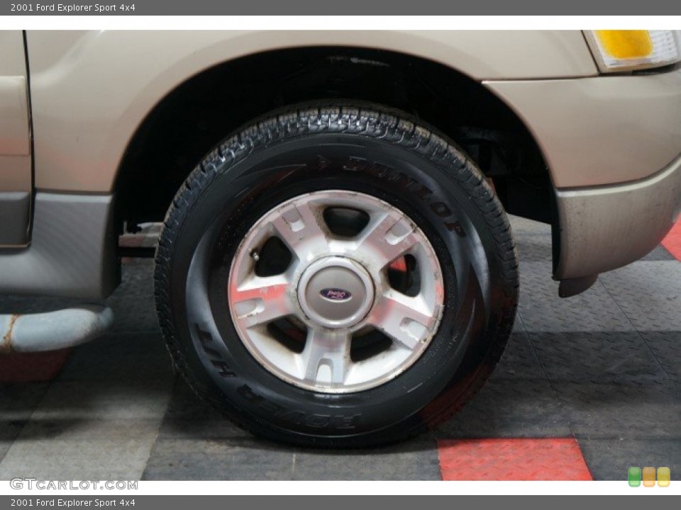 2001 Ford Explorer Sport 4x4 Wheel and Tire Photo #107718097