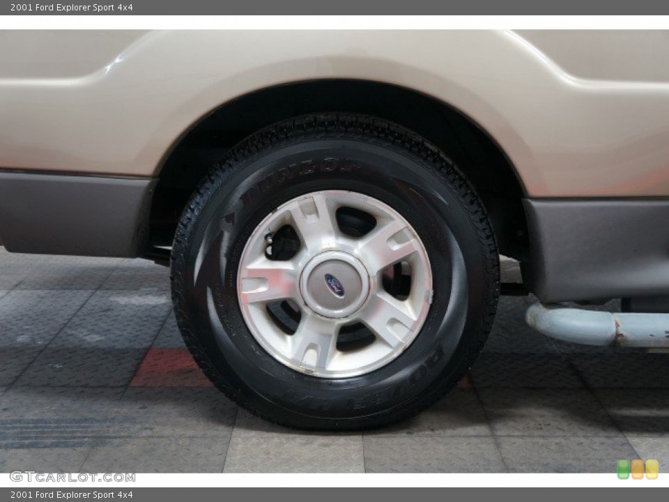 2001 Ford Explorer Sport 4x4 Wheel and Tire Photo #107718348