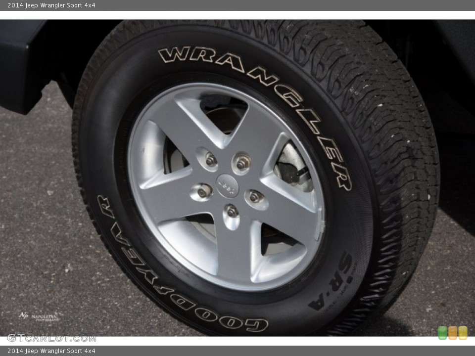 2014 Jeep Wrangler Sport 4x4 Wheel and Tire Photo #107731201