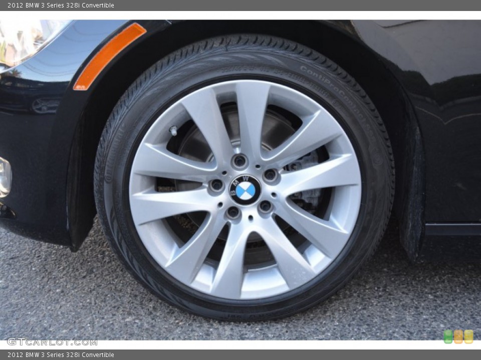 2012 BMW 3 Series 328i Convertible Wheel and Tire Photo #107732840