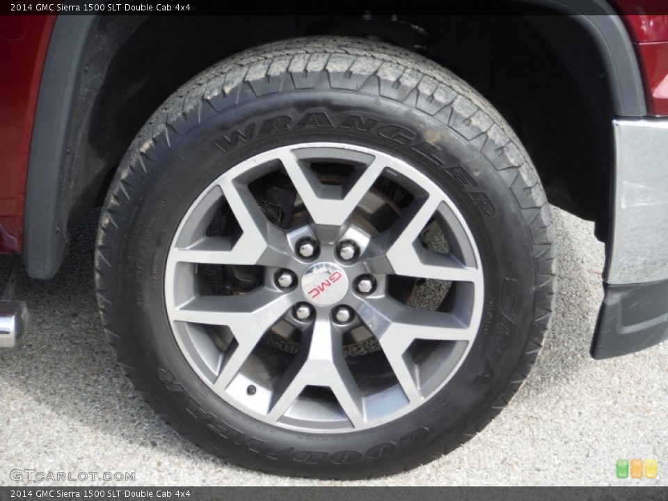 2014 GMC Sierra 1500 SLT Double Cab 4x4 Wheel and Tire Photo #107735513