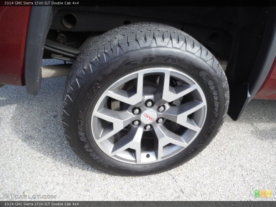 2014 GMC Sierra 1500 SLT Double Cab 4x4 Wheel and Tire Photo #107735567