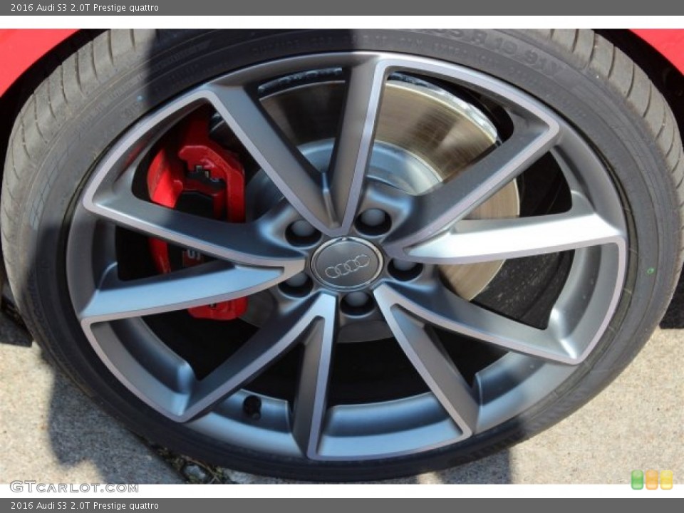 2016 Audi S3 2.0T Prestige quattro Wheel and Tire Photo #107739368