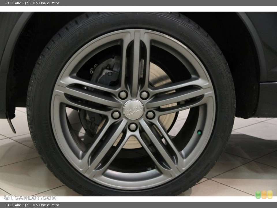2013 Audi Q7 3.0 S Line quattro Wheel and Tire Photo #107743907