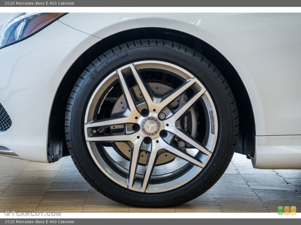 2016 Mercedes-Benz E 400 Cabriolet Wheel and Tire Photo #107758079