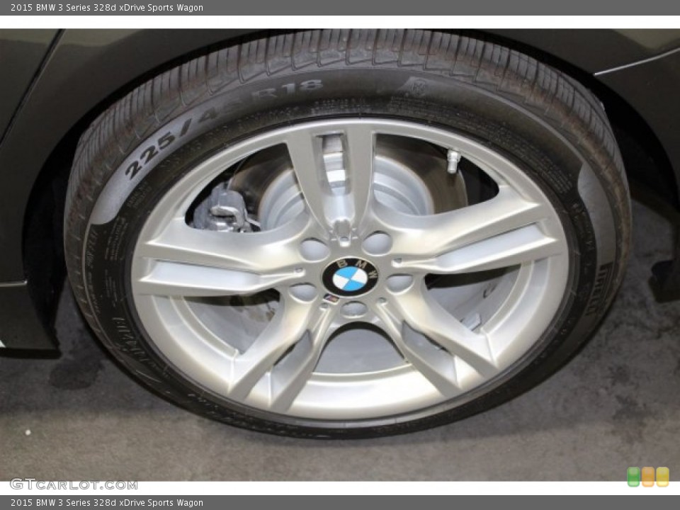 2015 BMW 3 Series 328d xDrive Sports Wagon Wheel and Tire Photo #107774423