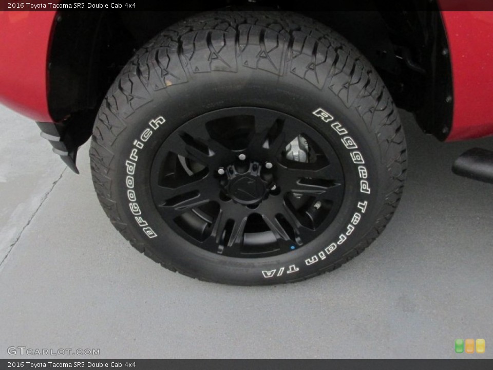 2016 Toyota Tacoma SR5 Double Cab 4x4 Wheel and Tire Photo #107818070