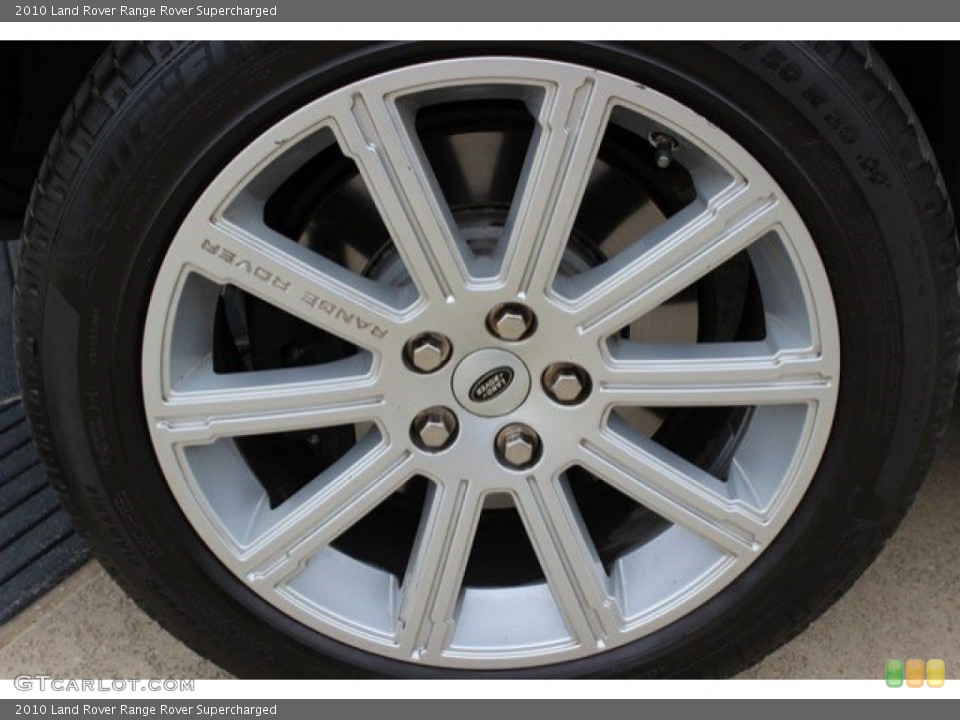 2010 Land Rover Range Rover Supercharged Wheel and Tire Photo #107822402