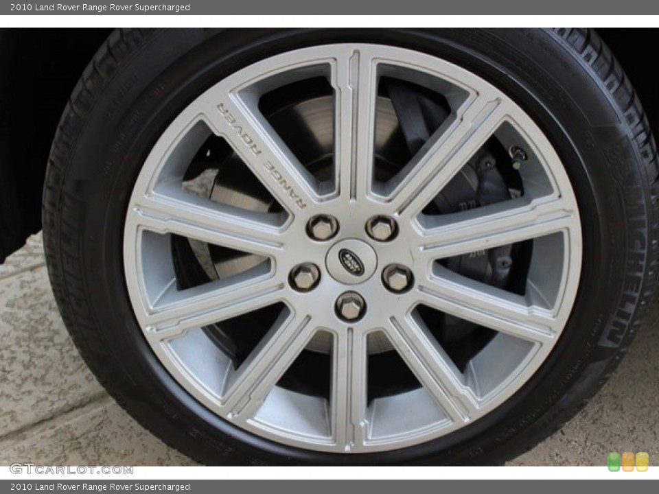 2010 Land Rover Range Rover Supercharged Wheel and Tire Photo #107822447