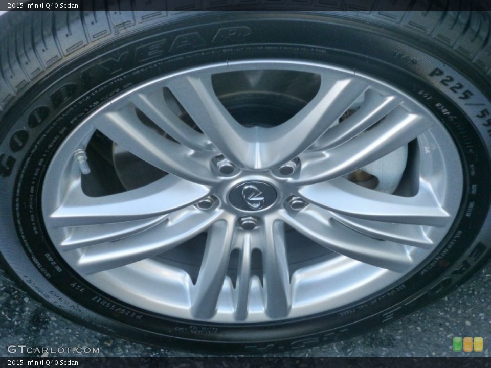 2015 Infiniti Q40 Sedan Wheel and Tire Photo #107834069