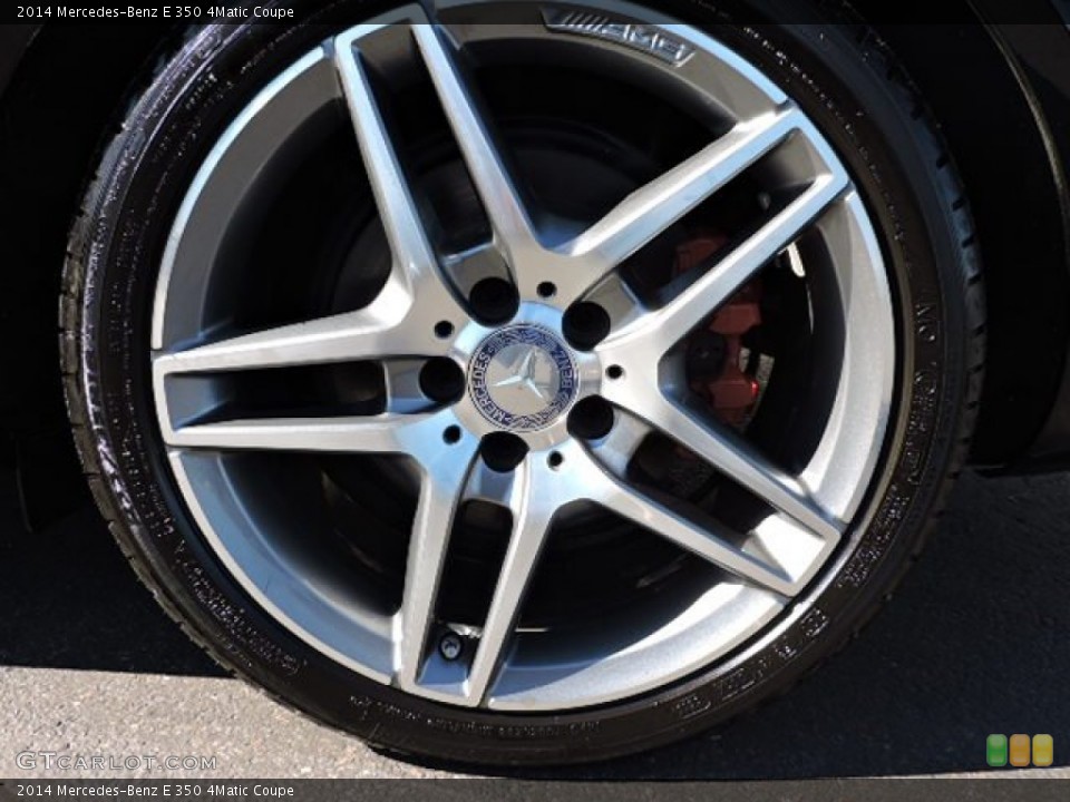 2014 Mercedes-Benz E 350 4Matic Coupe Wheel and Tire Photo #107834738