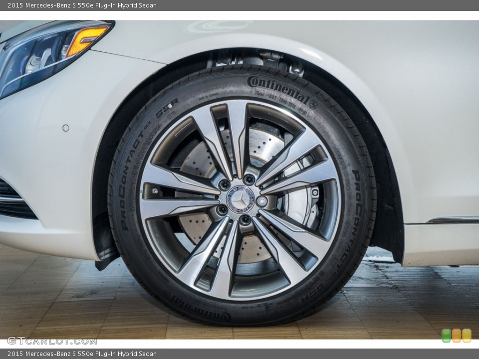 2015 Mercedes-Benz S 550e Plug-In Hybrid Sedan Wheel and Tire Photo #107847627