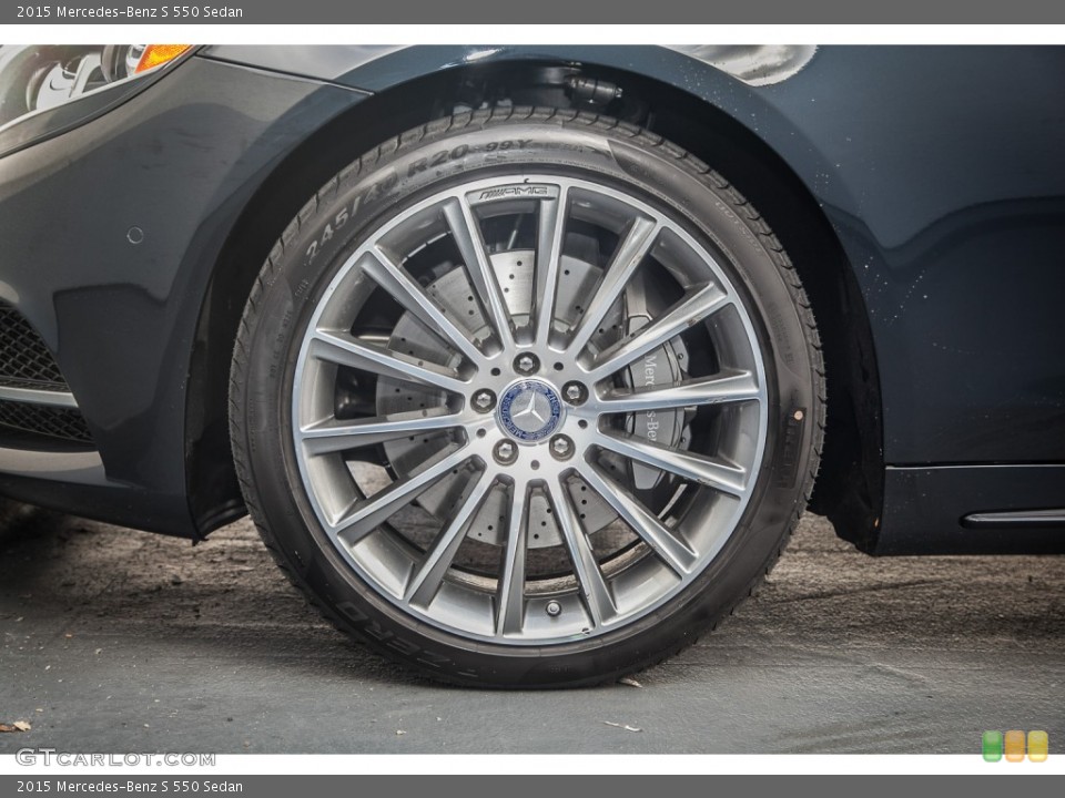 2015 Mercedes-Benz S 550 Sedan Wheel and Tire Photo #107851713
