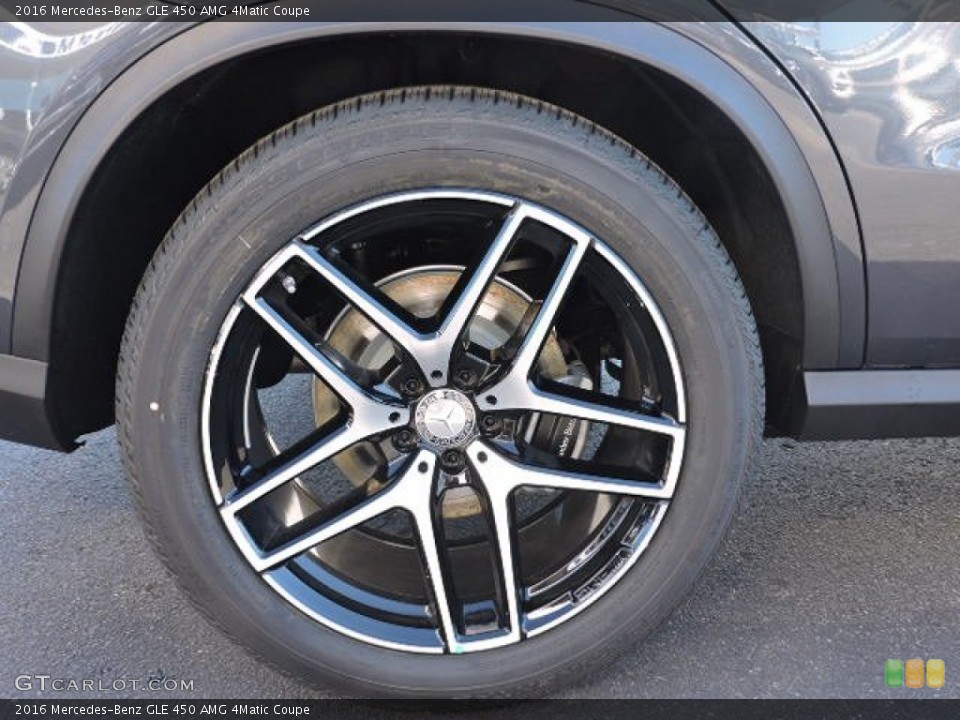2016 Mercedes-Benz GLE 450 AMG 4Matic Coupe Wheel and Tire Photo #107868273