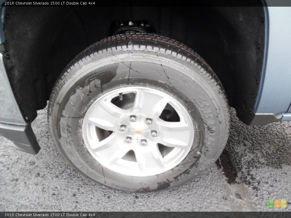 2016 Chevrolet Silverado 1500 LT Double Cab 4x4 Wheel and Tire Photo #107904066