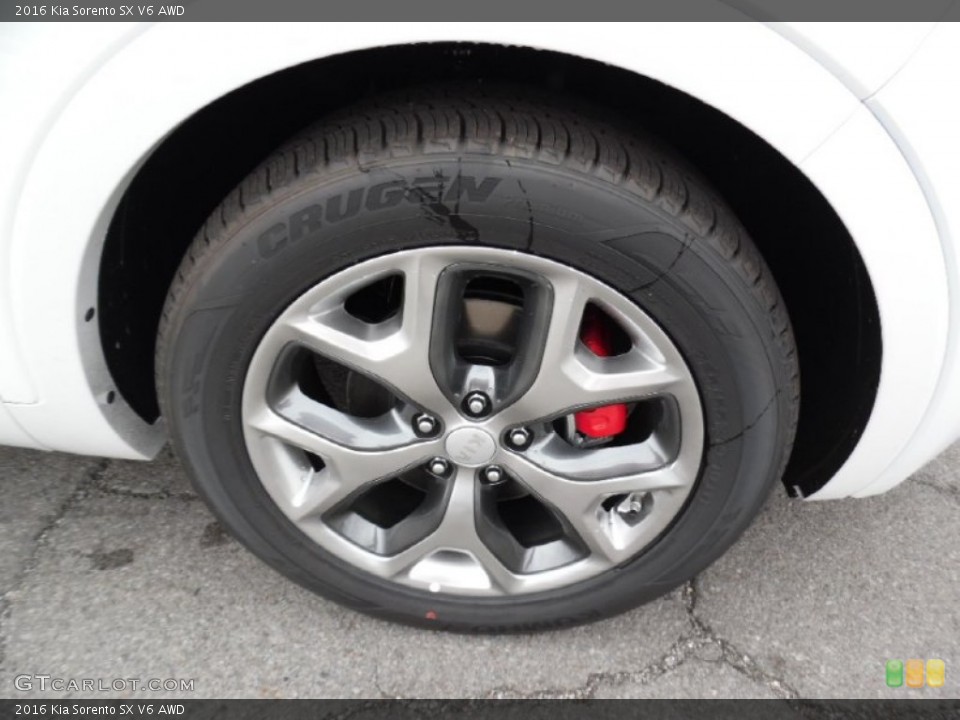 2016 Kia Sorento SX V6 AWD Wheel and Tire Photo #107910513