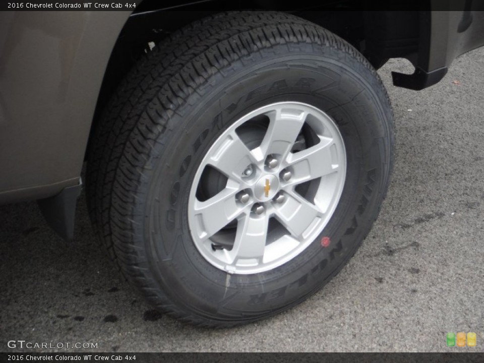 2016 Chevrolet Colorado WT Crew Cab 4x4 Wheel and Tire Photo #107915064