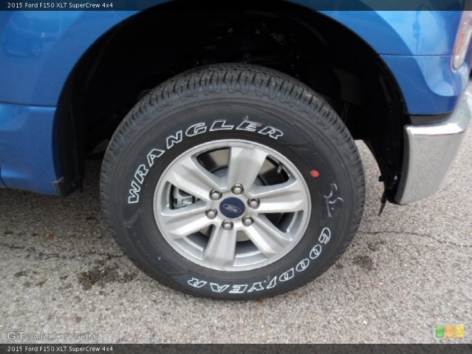 2015 Ford F150 XLT SuperCrew 4x4 Wheel and Tire Photo #107915265