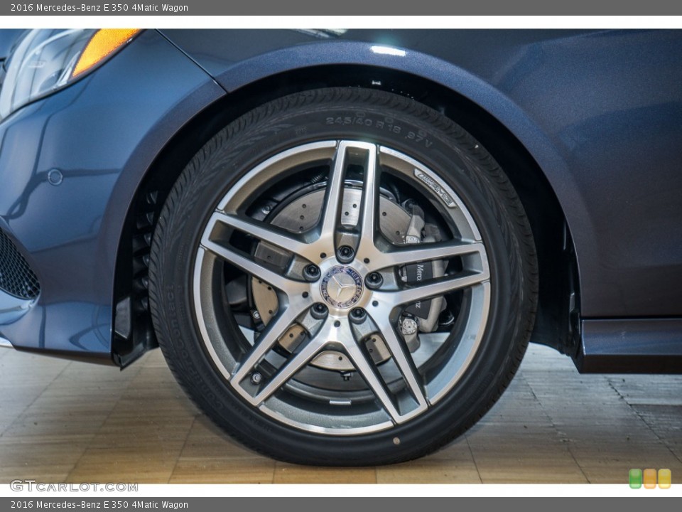 2016 Mercedes-Benz E 350 4Matic Wagon Wheel and Tire Photo #107925394