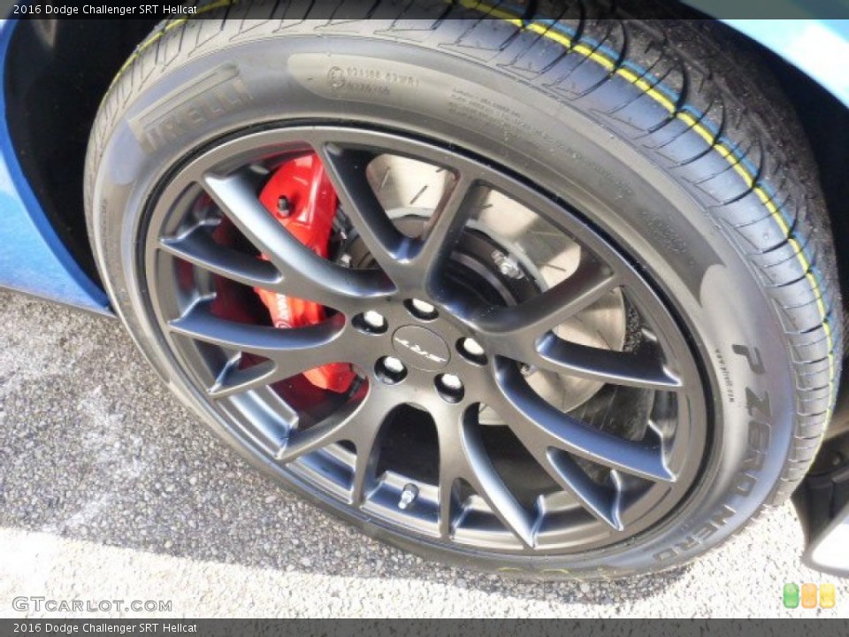 2016 Dodge Challenger SRT Hellcat Wheel and Tire Photo #107957825