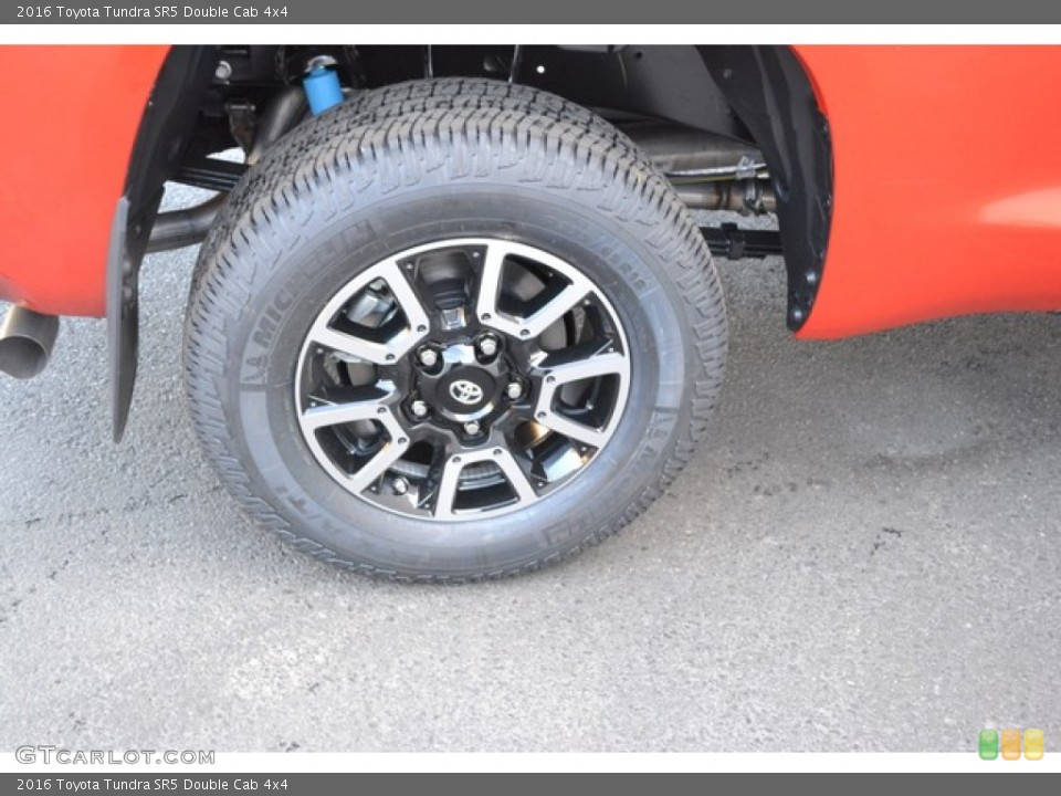 2016 Toyota Tundra SR5 Double Cab 4x4 Wheel and Tire Photo #107975159