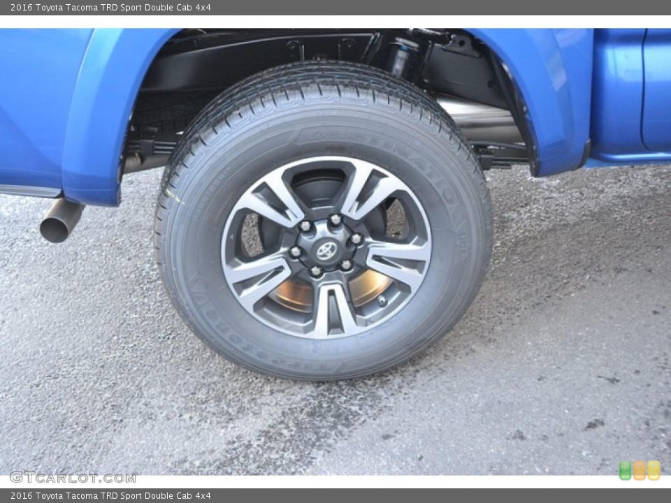2016 Toyota Tacoma TRD Sport Double Cab 4x4 Wheel and Tire Photo #107976605