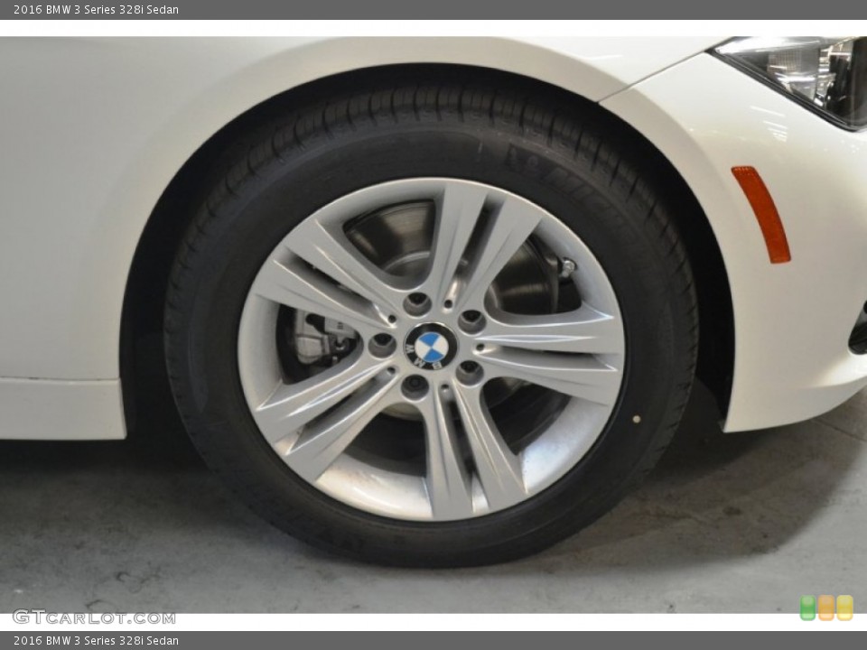 2016 BMW 3 Series 328i Sedan Wheel and Tire Photo #107985056