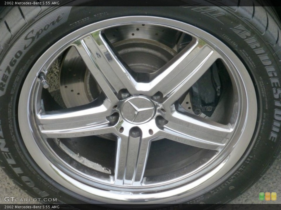2002 Mercedes-Benz S 55 AMG Wheel and Tire Photo #107994815