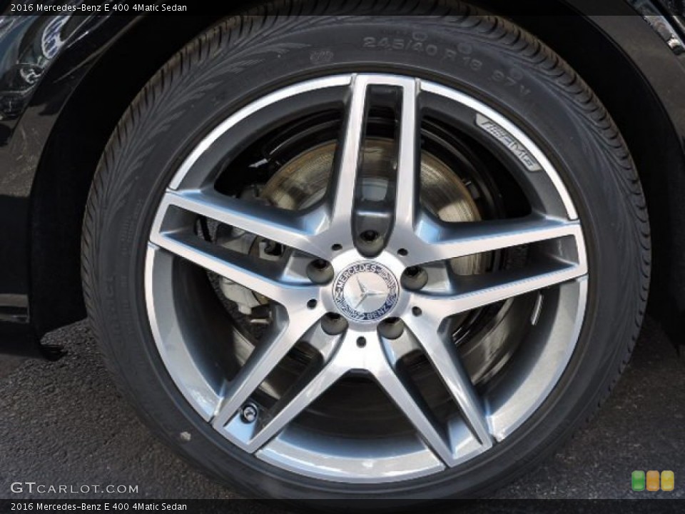 2016 Mercedes-Benz E 400 4Matic Sedan Wheel and Tire Photo #108000179