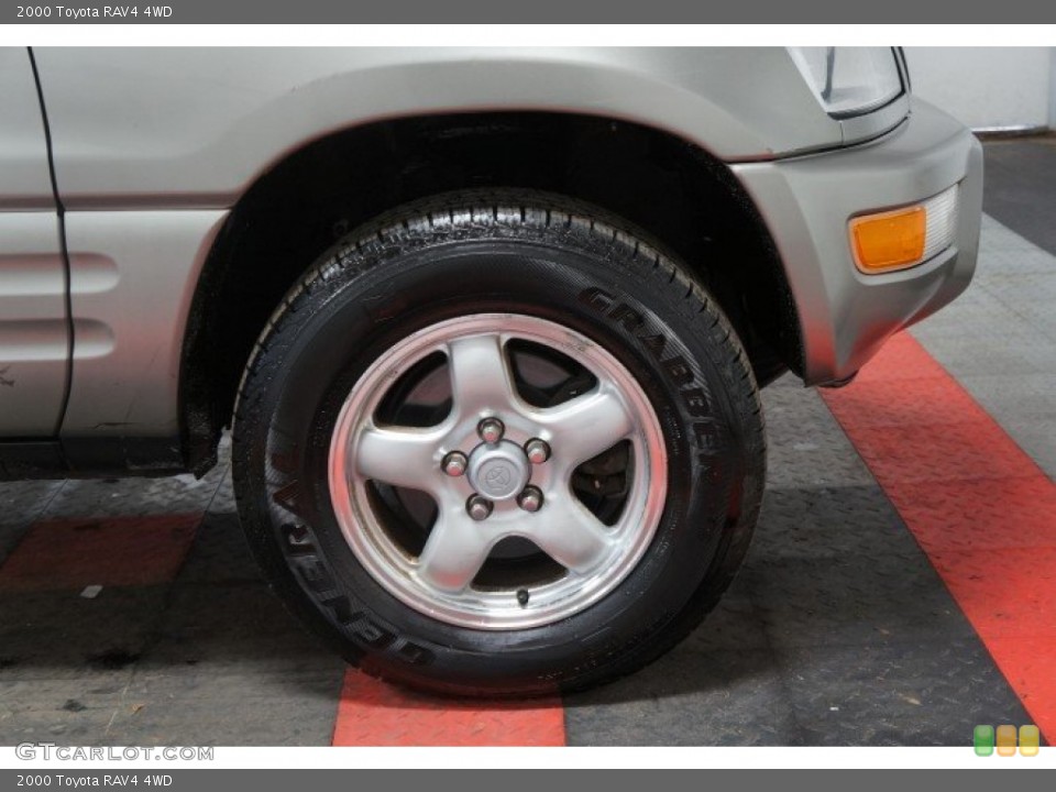 2000 Toyota RAV4 4WD Wheel and Tire Photo #108002285