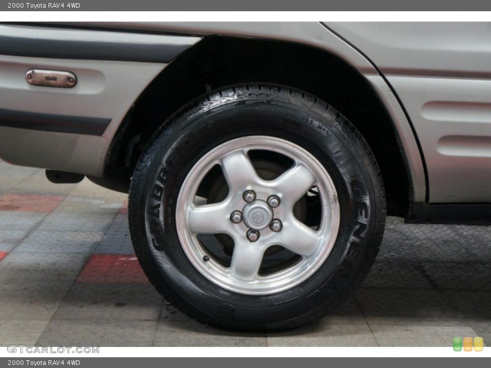 2000 Toyota RAV4 4WD Wheel and Tire Photo #108002411