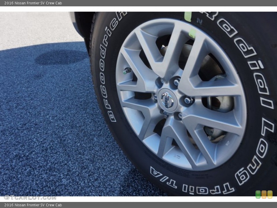2016 Nissan Frontier SV Crew Cab Wheel and Tire Photo #108002972