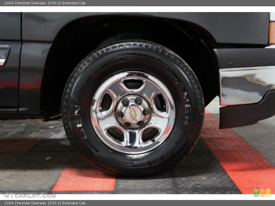 2004 Chevrolet Silverado 1500 LS Extended Cab Wheel and Tire Photo #108008239