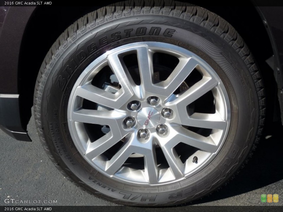 2016 GMC Acadia SLT AWD Wheel and Tire Photo #108010109
