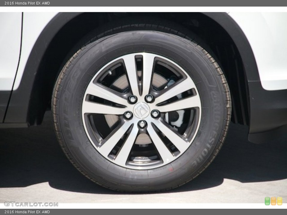 2016 Honda Pilot EX AWD Wheel and Tire Photo #108042938