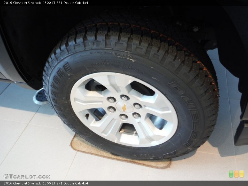 2016 Chevrolet Silverado 1500 LT Z71 Double Cab 4x4 Wheel and Tire Photo #108055693