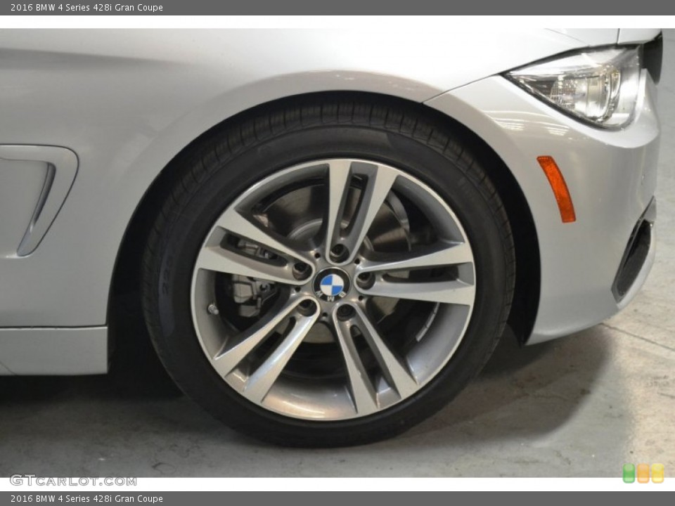 2016 BMW 4 Series 428i Gran Coupe Wheel and Tire Photo #108066968