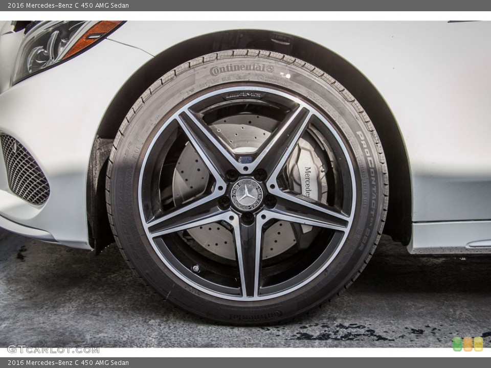 2016 Mercedes-Benz C 450 AMG Sedan Wheel and Tire Photo #108074245