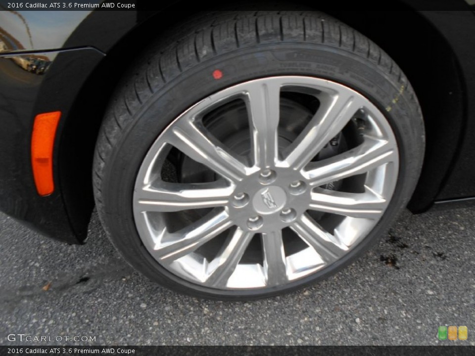 2016 Cadillac ATS 3.6 Premium AWD Coupe Wheel and Tire Photo #108084398