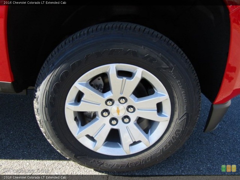 2016 Chevrolet Colorado LT Extended Cab Wheel and Tire Photo #108098234
