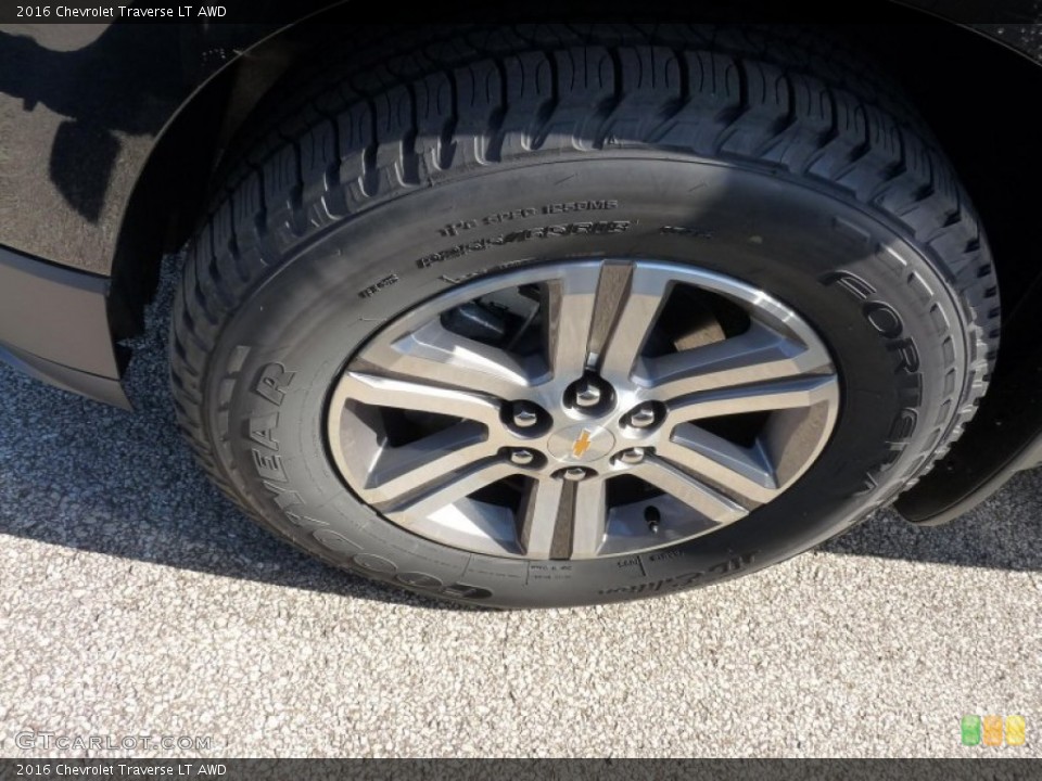 2016 Chevrolet Traverse LT AWD Wheel and Tire Photo #108098858