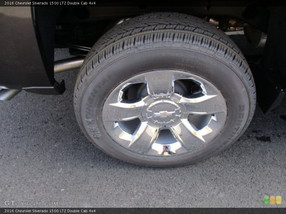 2016 Chevrolet Silverado 1500 LTZ Double Cab 4x4 Wheel and Tire Photo #108099425