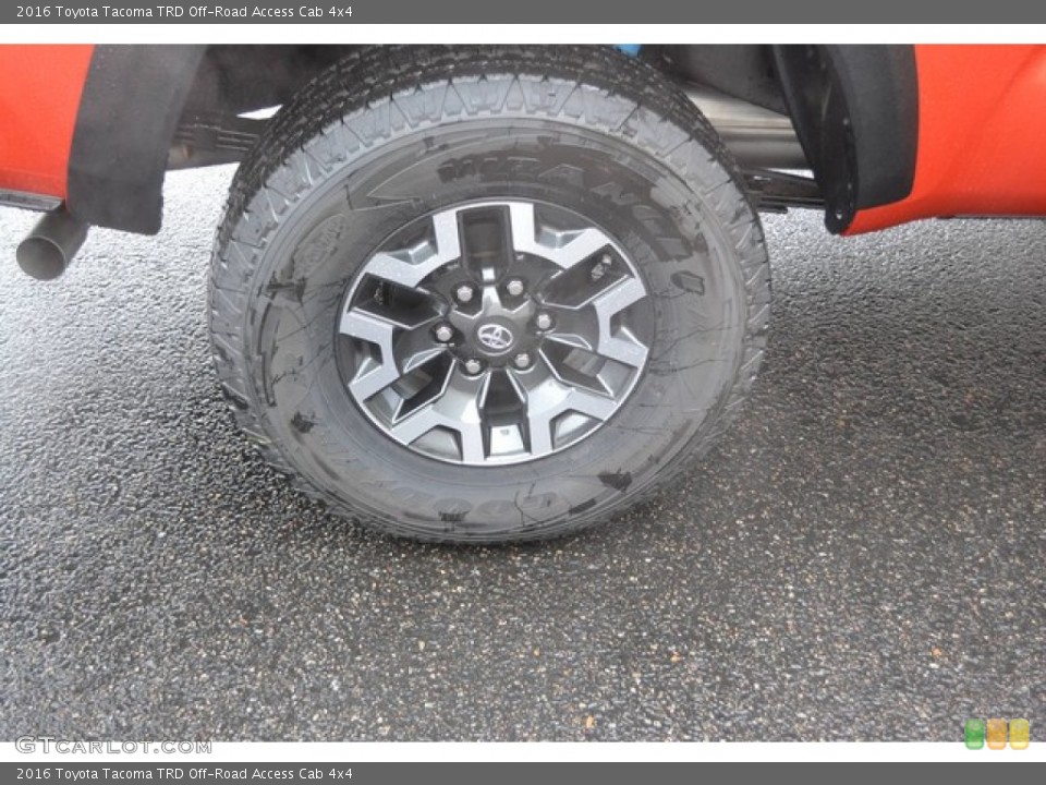 2016 Toyota Tacoma TRD Off-Road Access Cab 4x4 Wheel and Tire Photo #108119871